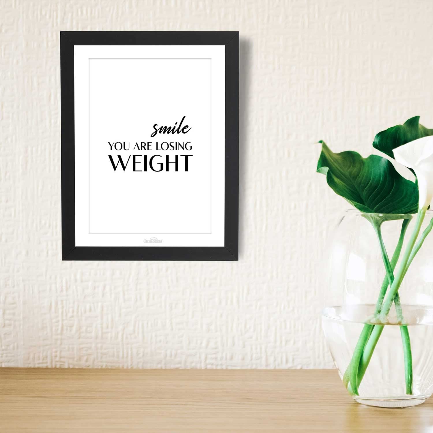 Craftolive Funny Minimalist Toilet Typography Poster With Frame(Pstrn11) For Bathroom & Toilet, Gift Framed Poster, Wall Frame